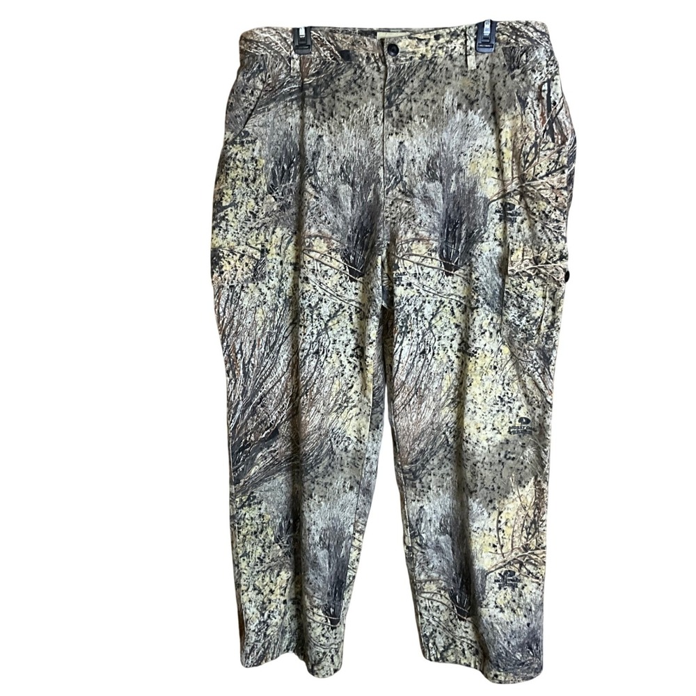 Mossy Oak Camo Field Staff Cargo Pants Outdoor Hunting Men Size 40x30 Adjustable